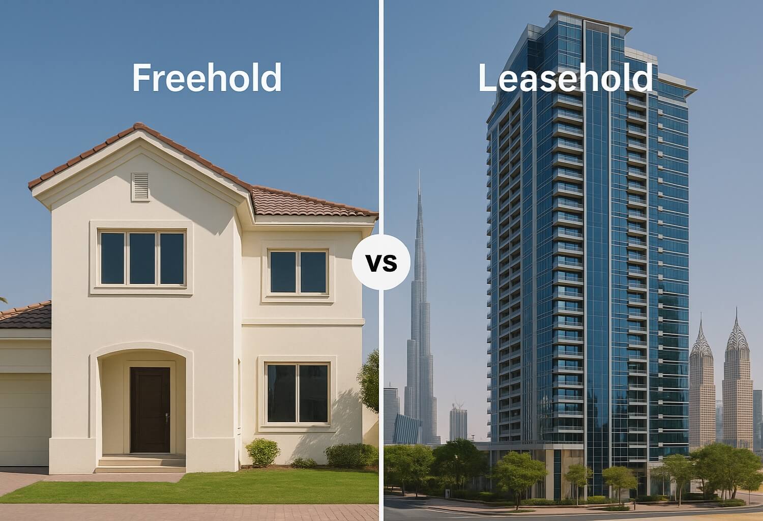 freehold vs leasehold properties