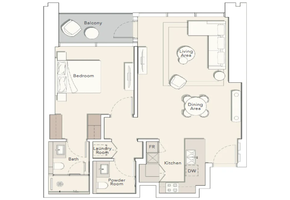 4 Bed Layout