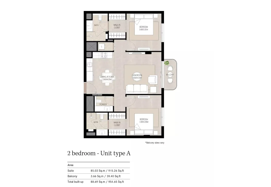 5 Bed Second Floor Plan