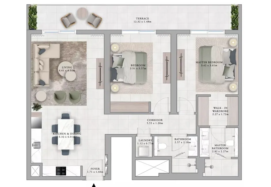 5 Bed Second Floor Plan