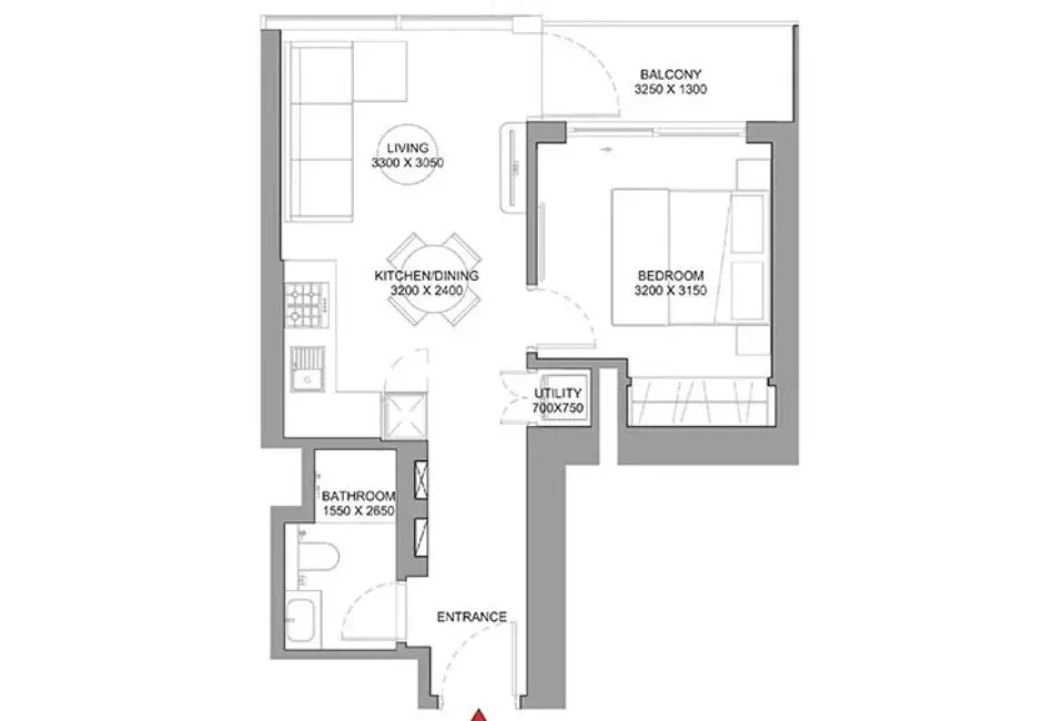 5 Bed Second Floor Plan