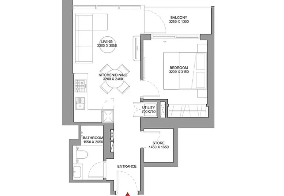 4 Bed Layout