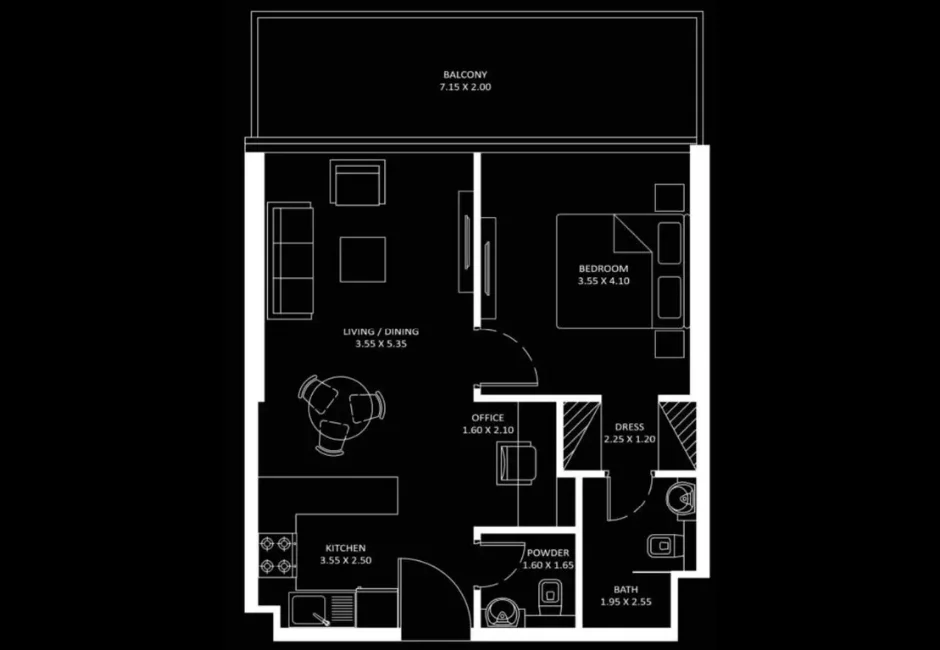 4 Bed Layout