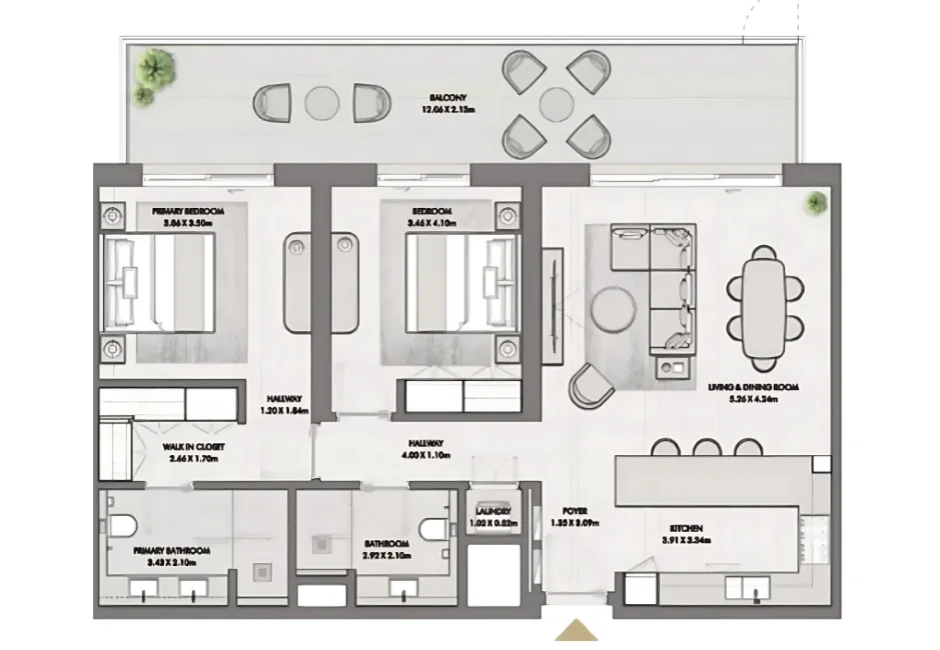 5 Bed Second Floor Plan