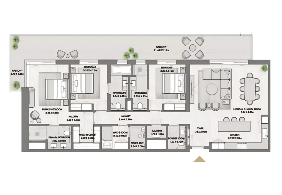 6 Bed Third Floor Plan