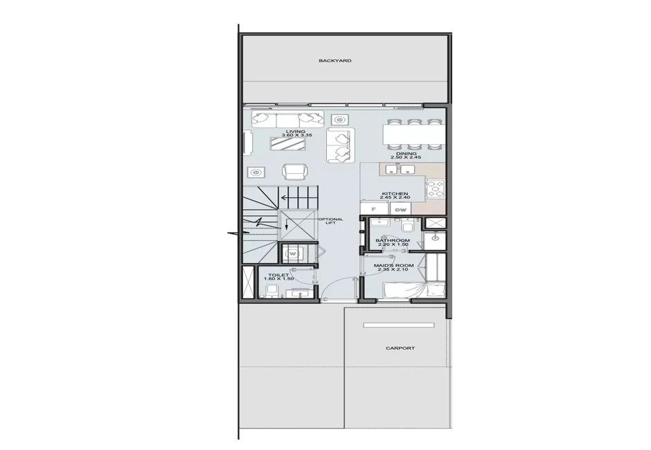 5 Bed Second Floor Plan