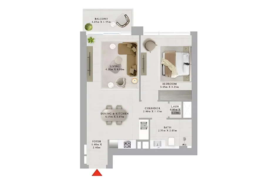 4 Bed Layout