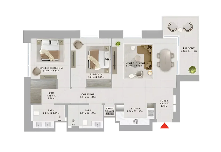 5 Bed Second Floor Plan